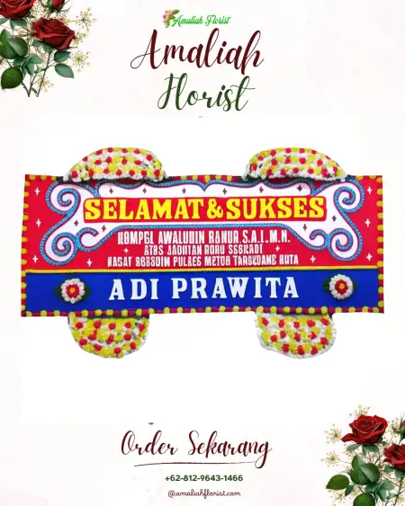 Papan Bunga Ucapan Selamat Malinau Barat